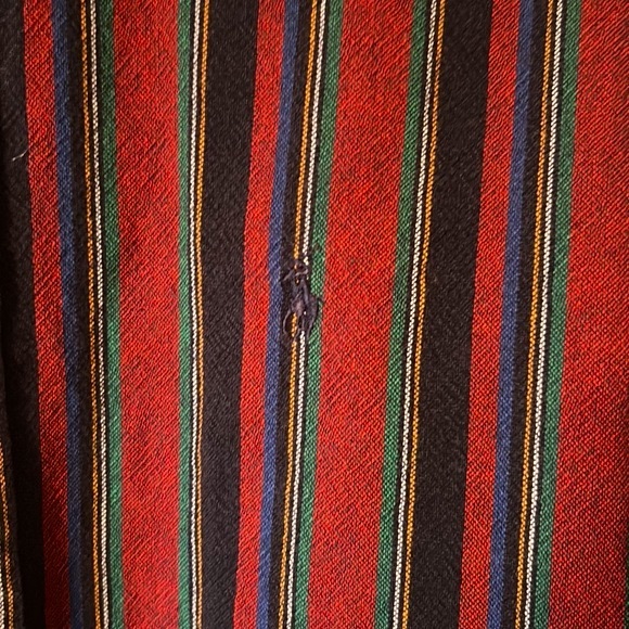 Vintage Polo Ralph Lauren Indian Beacon Southwestern Ikat Button Up Flannel - Picture 3 of 5